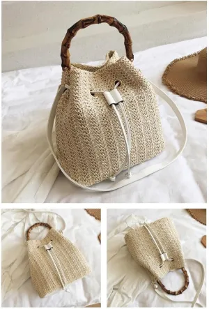 Cute Purse Trendy 2025 Summer Small Crossbody Purses Women Y2k Beach Crochet Bucket Bags