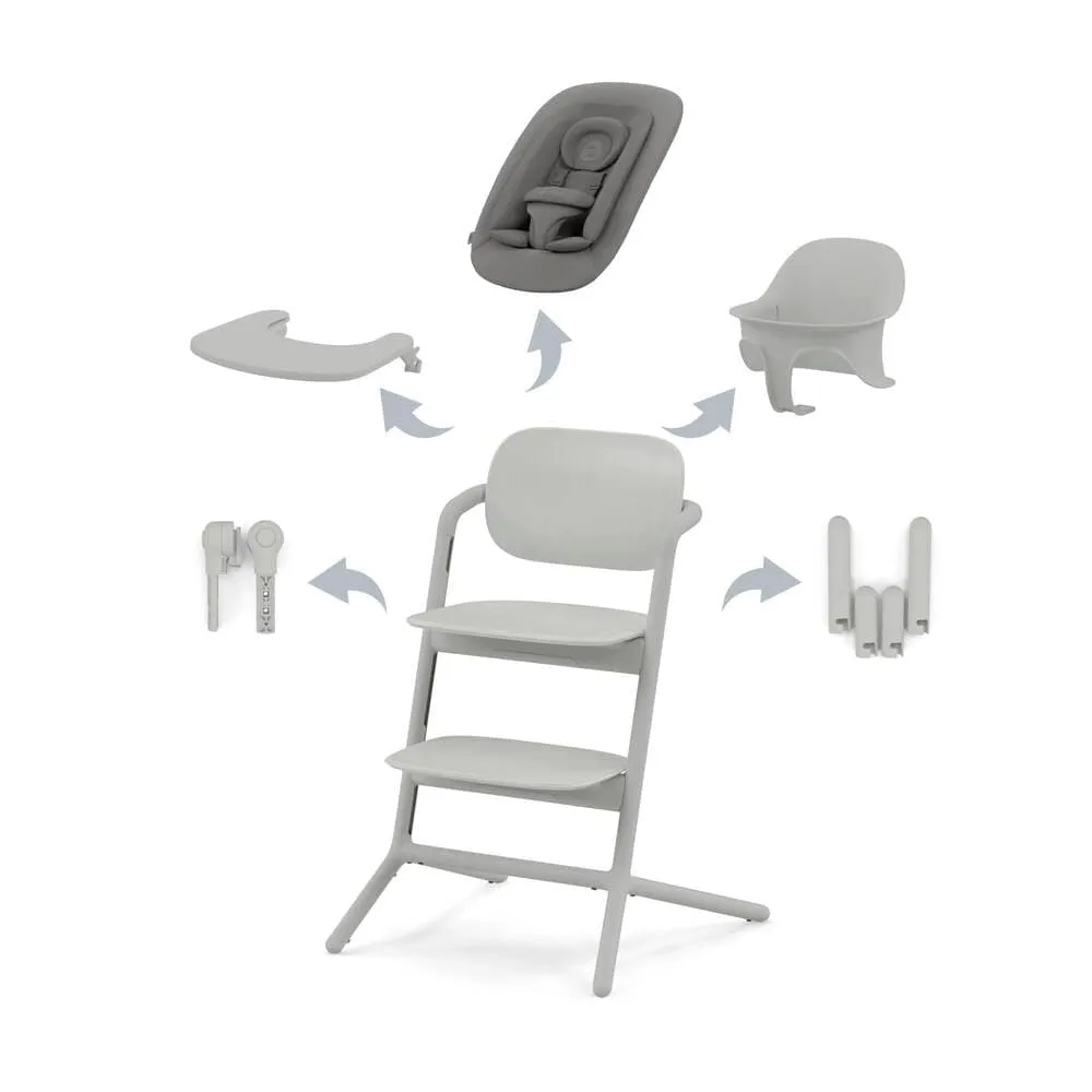 Cybex LEMO 4-in-1 Highchair - Suede Grey