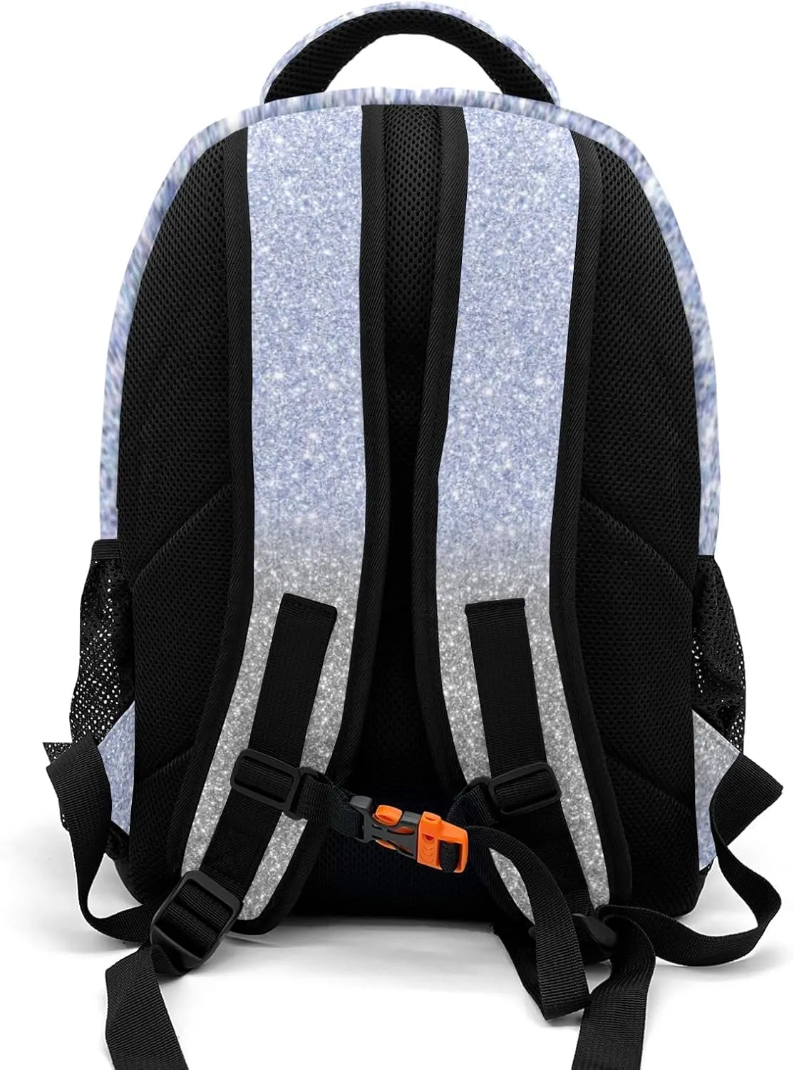 Deven I Love GYMNASTICS Glitter Light Purple Personalized Casual Backpack,Primary School Bags Middle School Book Bags Laptop Daypack for Boy Girl Child Teen