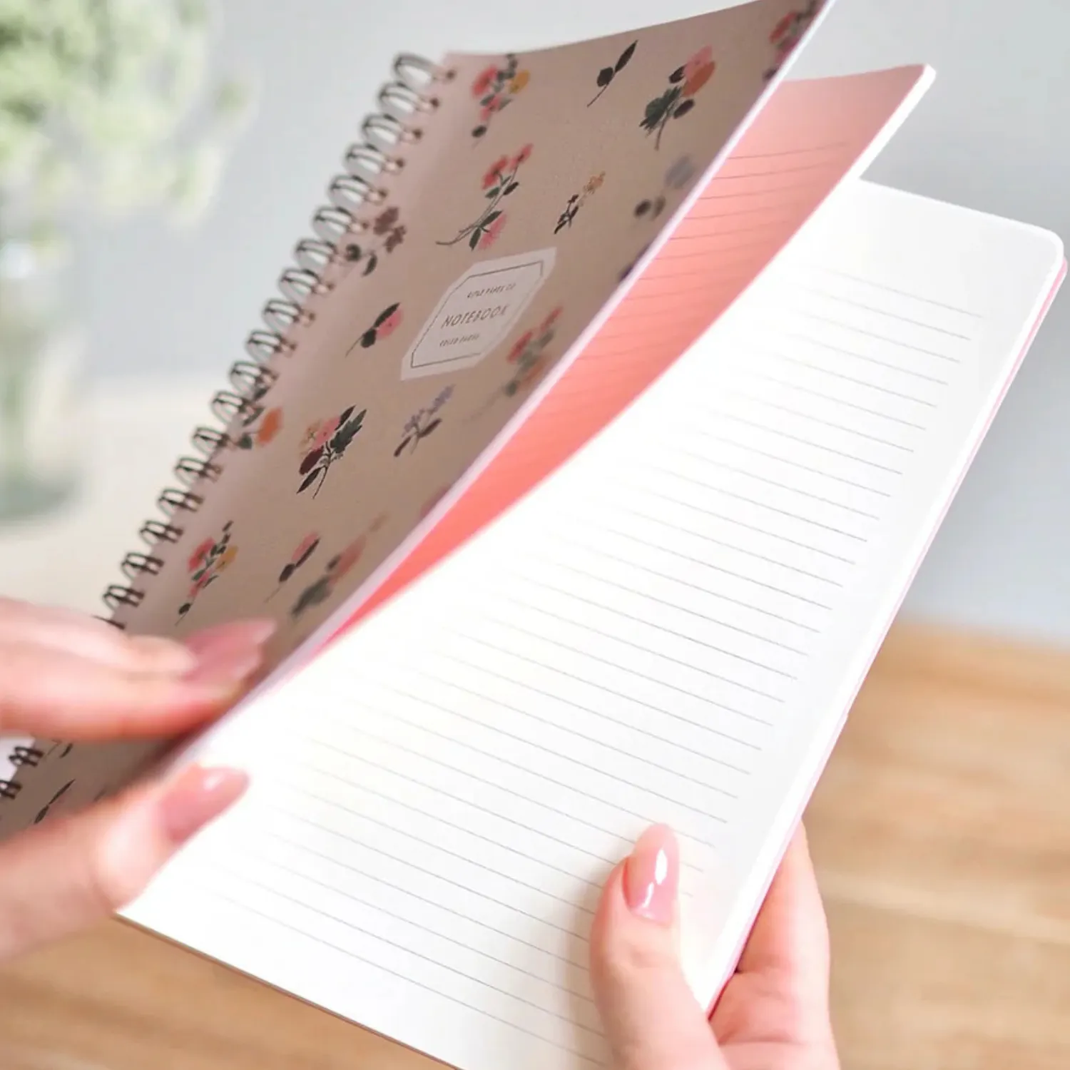 Ditsy Dahlia Spiral Notebook