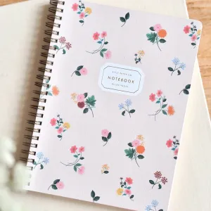 Ditsy Dahlia Spiral Notebook