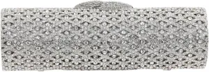 DJBM Women Elegant Cylindrical Banquet Bag Sparkly Rhinestone Chain Clutch Purse for Evening Party