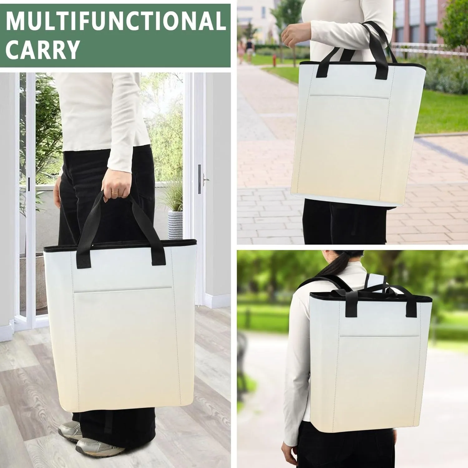 Elegant Blue Moccasin Gradient Cooler Bags 36 Cans Soft Sided Cooler Bag Carry Out Cooling Backpack