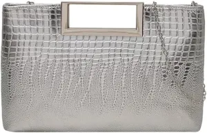 Elegant Cocodrilo Clutch Purses for Women Evening Bag PU Leather Handbag Crossbody Bag for Wedding 2025
