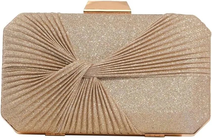 Elegant Crossbody Glitter Wedding Banquet Cocktail Prom Party Evening Sparkly Sequin Clutch for Women Handbag