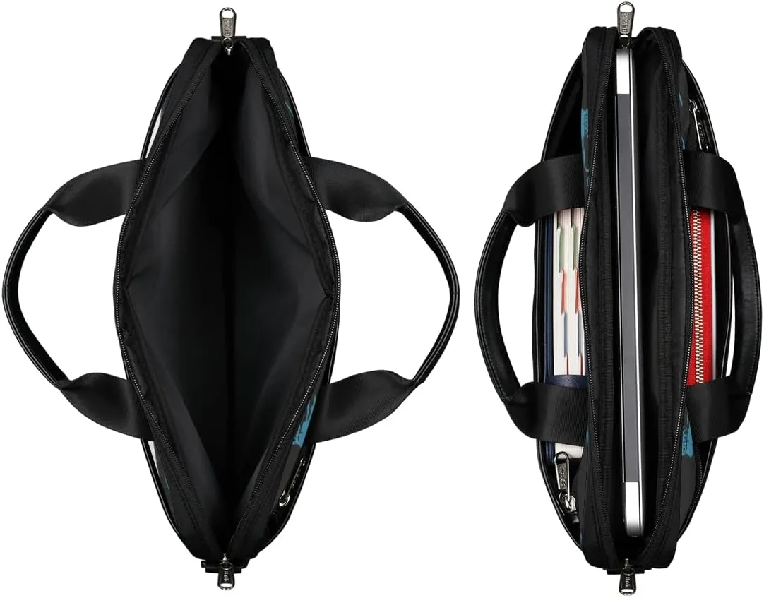 Elegant Floral Flower Laptop Shoulder Messenger Bag Waterproof Laptop Briefcase Handle Padded Strap