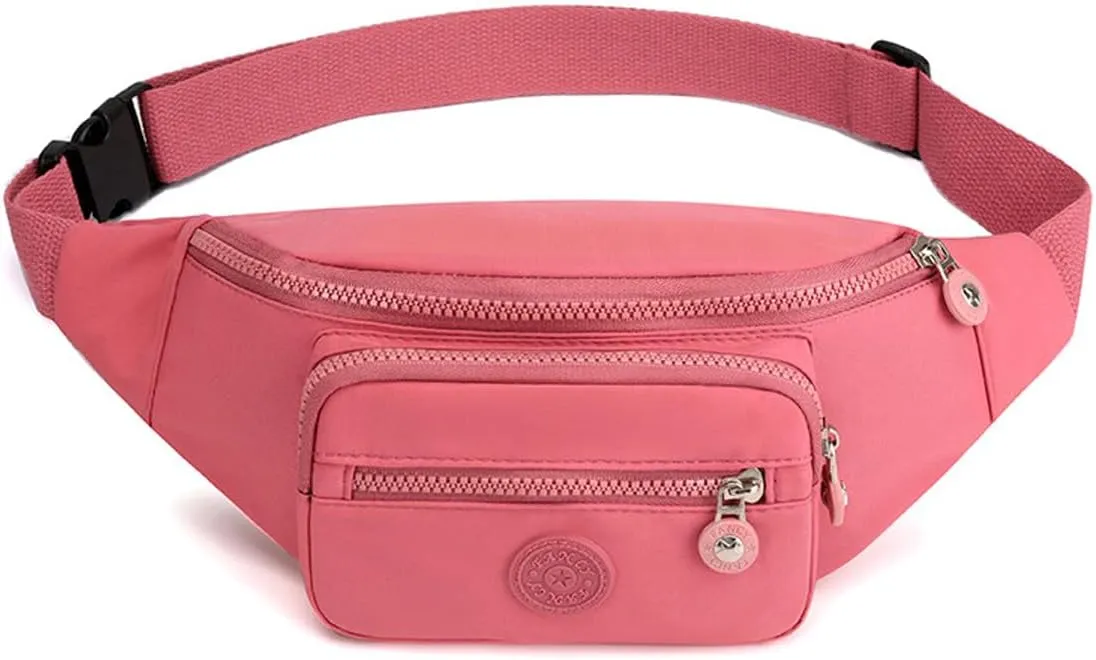 Fanny Pack Belt Waist Bag, Crossbody for Women Trendy, Sling Purse (Pink)