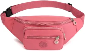 Fanny Pack Belt Waist Bag, Crossbody for Women Trendy, Sling Purse (Pink)