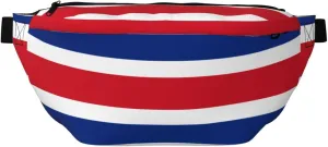 Flag Of Costa Rica Stylish Crossbody Waist Pack - Versatile And Compact Travel Pouch For Hands-Free Storage, Black, PBYB-12185A