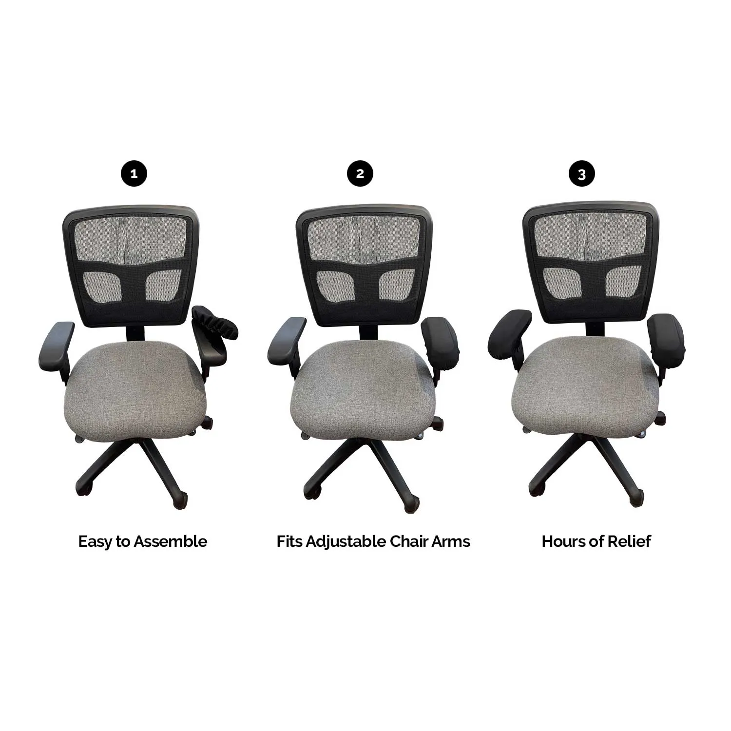 Gel Armrest Covers (GA1) - Transform Your Chair's Comfort