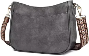 Genuine Leather Bags for Women, Trendy Crossbody Hobo Purse with Adjustable Strap, Stylish Shoulder Bag for Work & Travel
