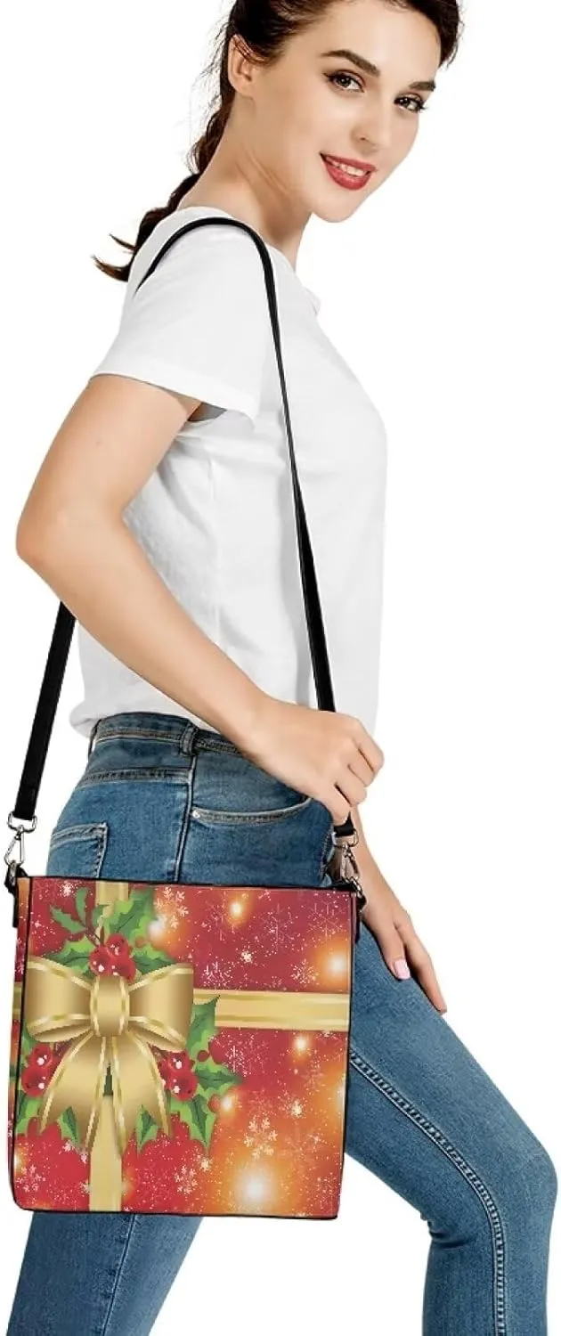 GIFTPUZZ Bucket Bags for Women Trendy Bucket Bag Purses Crossbody Bags for Women PU Leather Tote Bag Waterproof