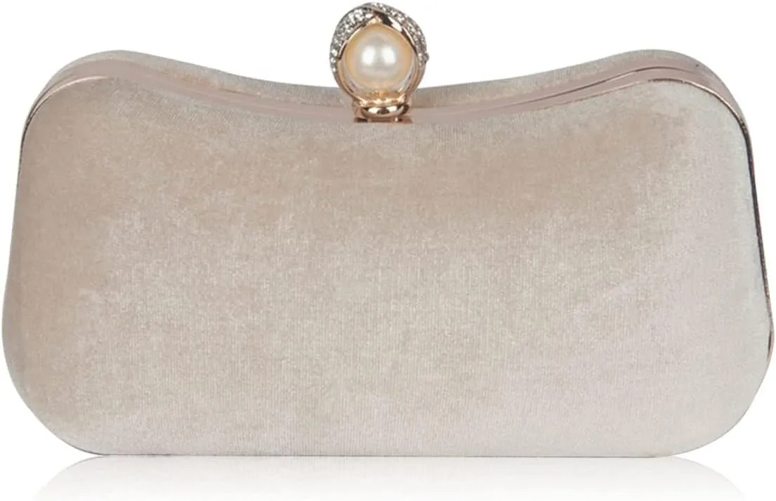 Glitter Clutch Sparkly Sequins Handbag Shoulder Bridal Wedding Purse Elegant Crossbody Velvet Evening for Women