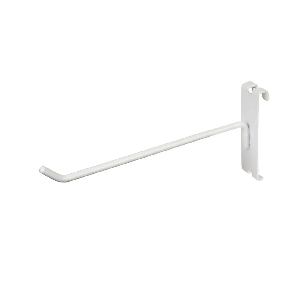 Grid Wall White Metal Dlx Grid Hooks for Gridwall 4, 6, 8 10 12