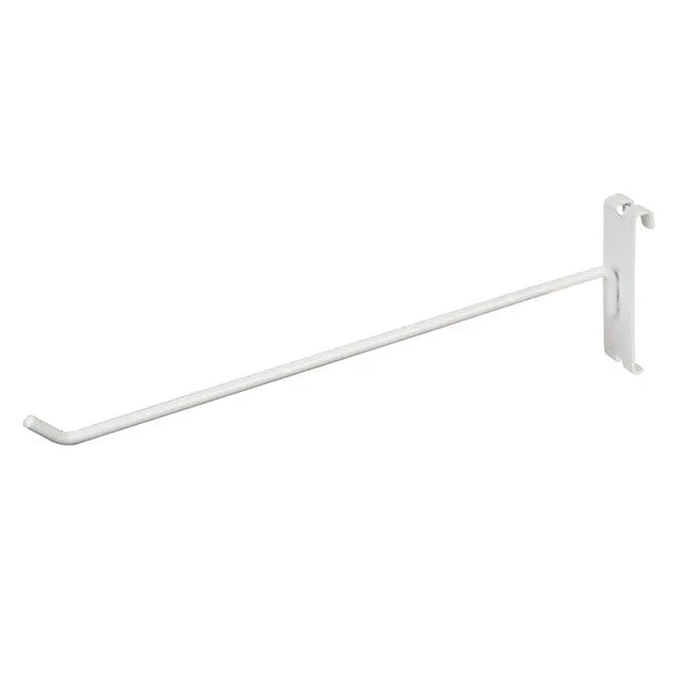 Grid Wall White Metal Dlx Grid Hooks for Gridwall 4, 6, 8 10 12