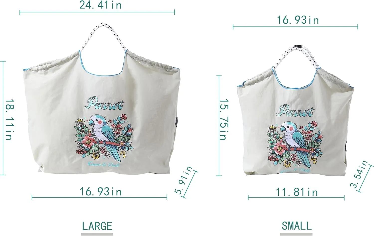 Guan&Ball Nylon Tote Bag for WomenNylon Tote Bag,Everyday Bag Handbags for Work Beach Gym