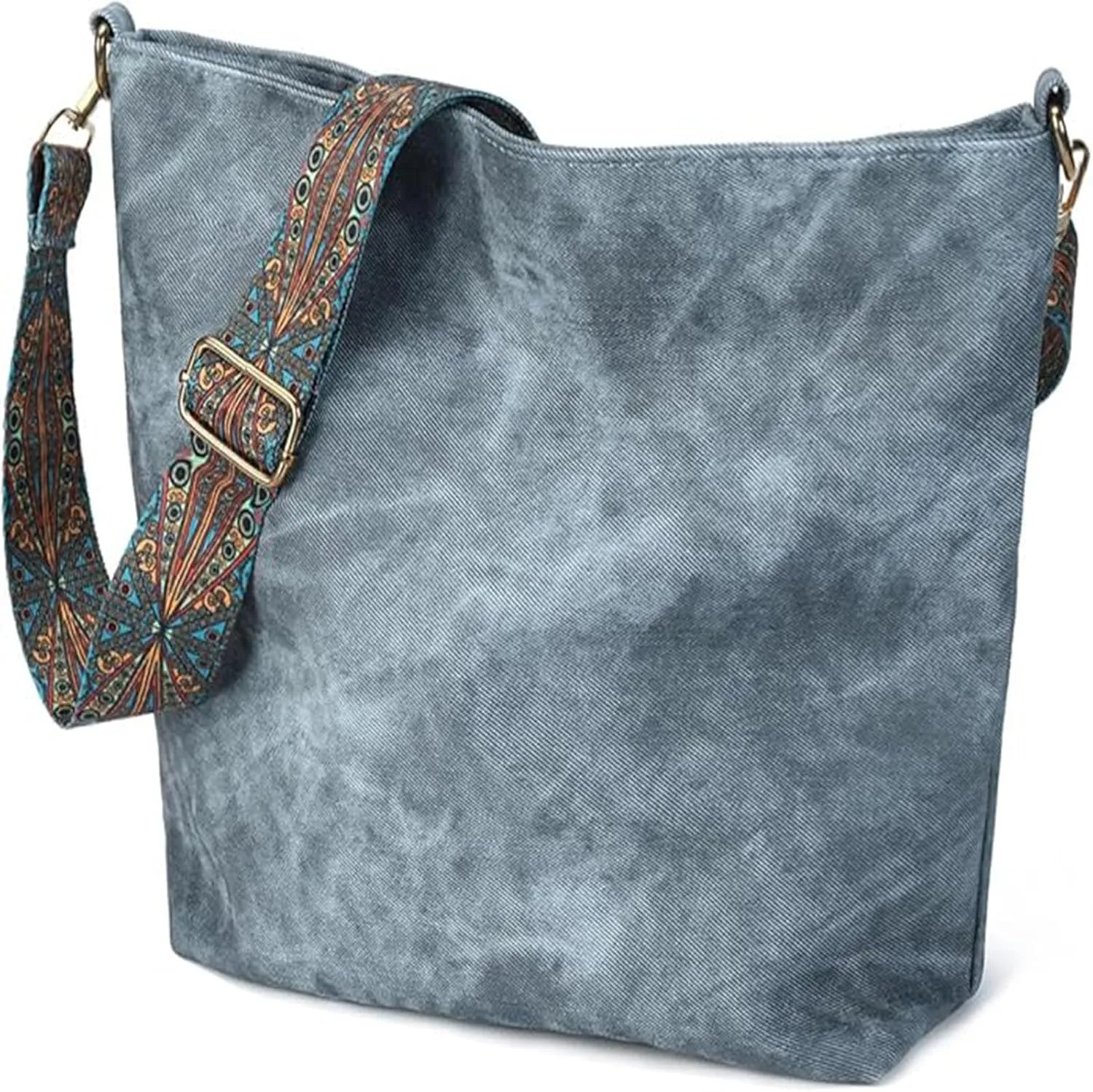 Hobo Bag for Women Large Fashion Crossbody Bag Top Handle Trendy Shoulder Bag Purse Handbag Travel Bucket Tote Bag