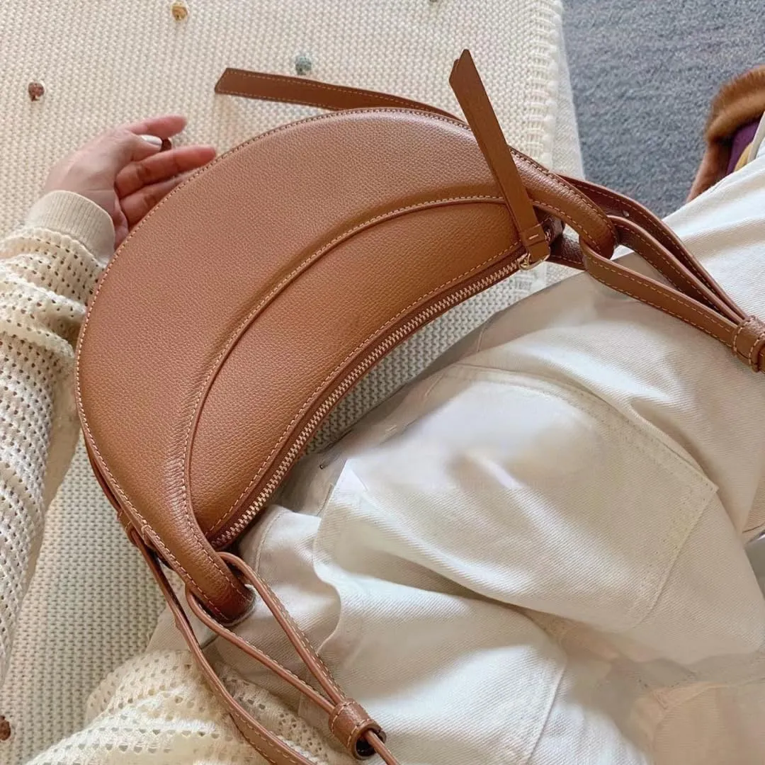 Hobo Bags for Women Crescent Bag Saddle Bag Trendy Crossbody Purse Aesthetics