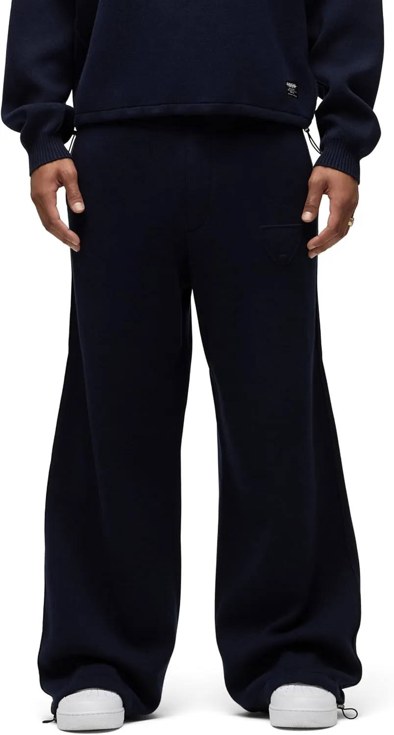 HUDSON Men's Jrue Relaxed Fit Wide Leg Knit Pant