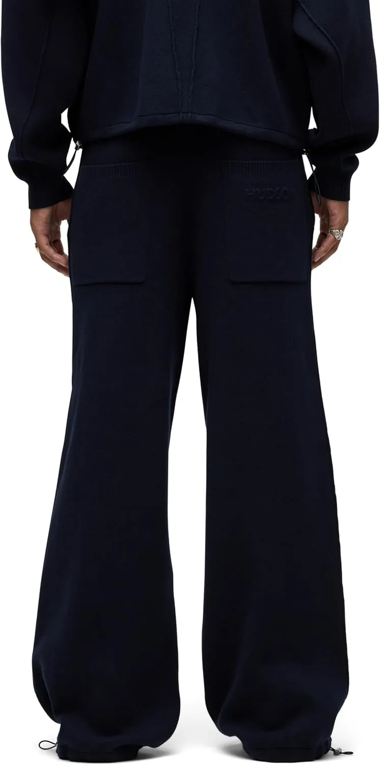 HUDSON Men's Jrue Relaxed Fit Wide Leg Knit Pant