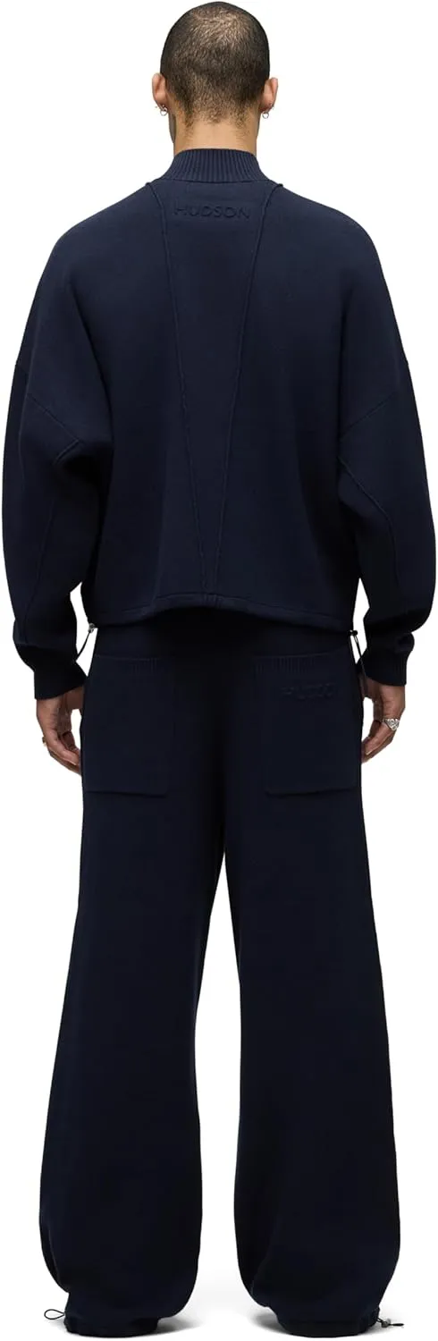 HUDSON Men's Jrue Relaxed Fit Wide Leg Knit Pant