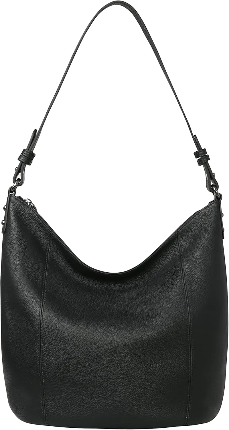 Iswee Soft Leather Hobo Bag Women's Shoulder Bags Bucket Bags Hobo Crossbody Purse