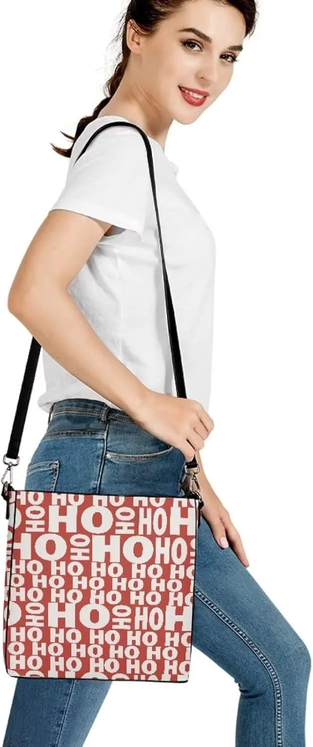 Leather Bucket Bags for Women, Water Resistant Adjustable Crossbody Sling Bag for Teen Girl Travel, 11x 4.5x 11.4