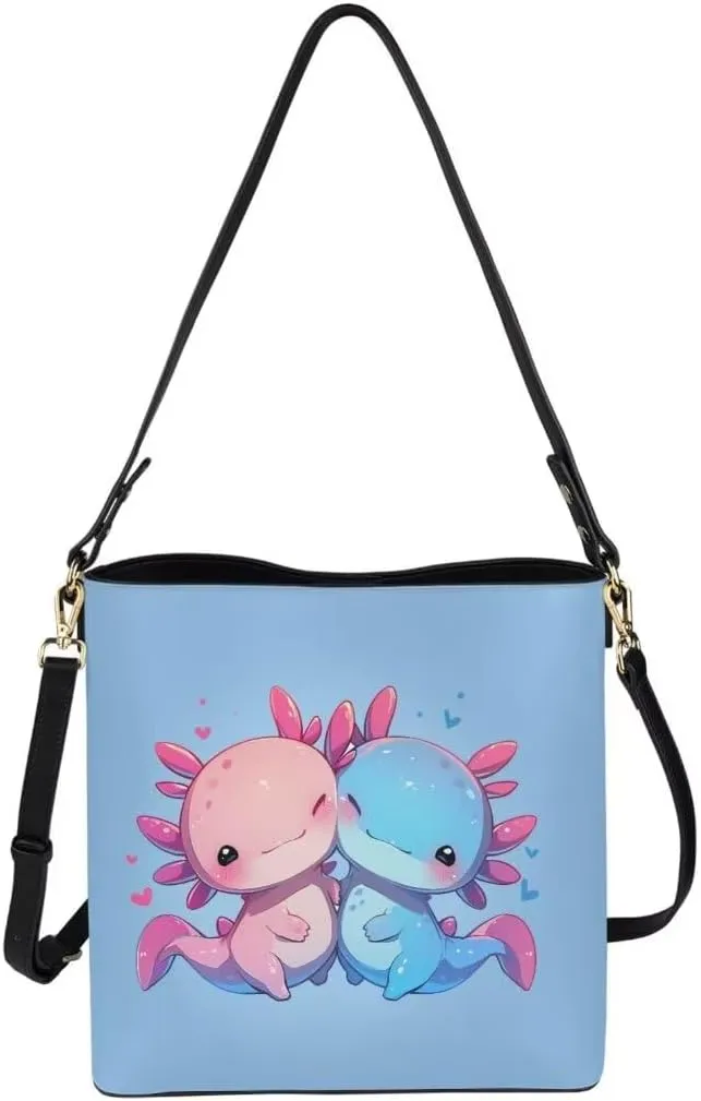 Leather Handbags for Women Stylish Hobo Bags Shopping Work Tote Bucket Bags Zipper Trave Shoulder Crossbody Bag