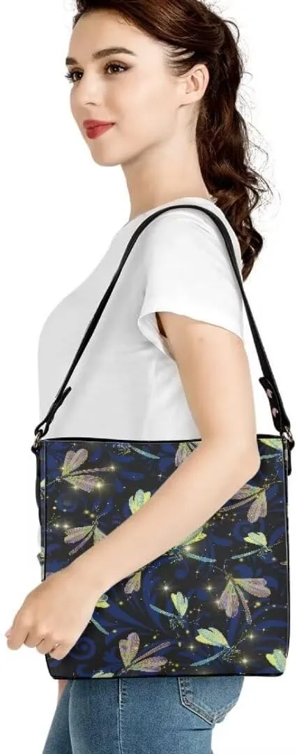 Leather Handbags for Women Stylish Hobo Bags Shopping Work Tote Bucket Bags Zipper Trave Shoulder Crossbody Bag