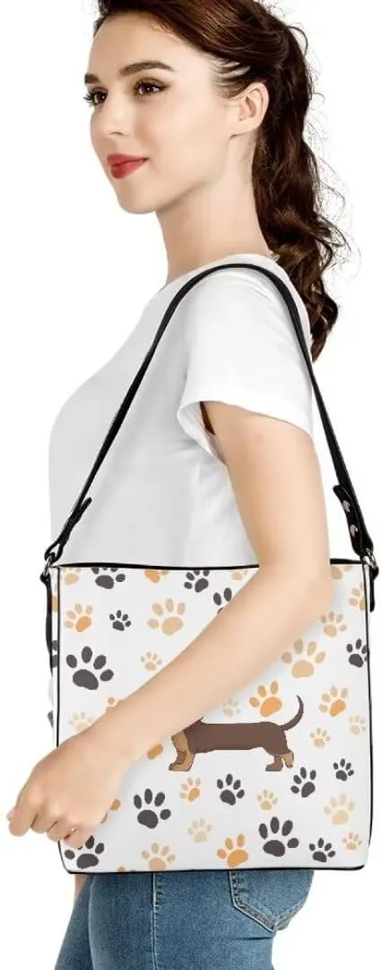 Leather Handbags for Women Stylish Hobo Bags Shopping Work Tote Bucket Bags Zipper Trave Shoulder Crossbody Bag
