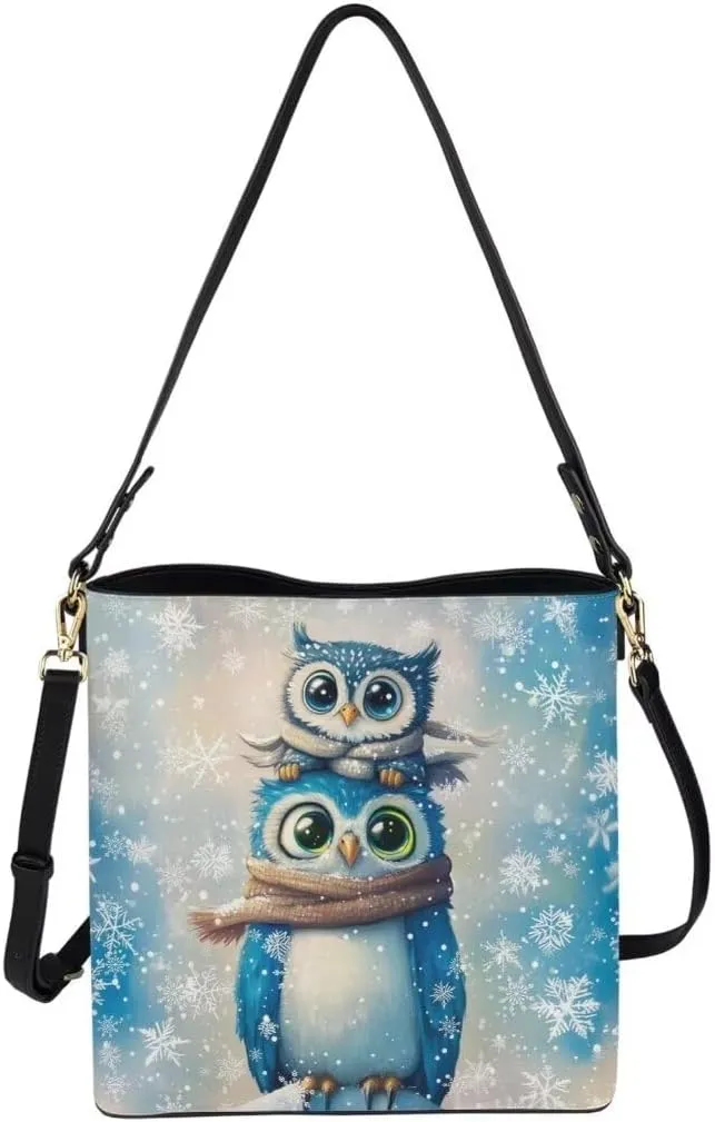 Leather Handbags for Women Stylish Hobo Bags Shopping Work Tote Bucket Bags Zipper Trave Shoulder Crossbody Bag