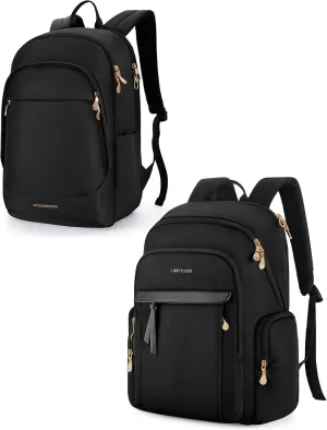 LIGHT FLIGHT Laptop Backpack for Women, 15.6 Inch Work Bag Business Backpack with laptop compartment
