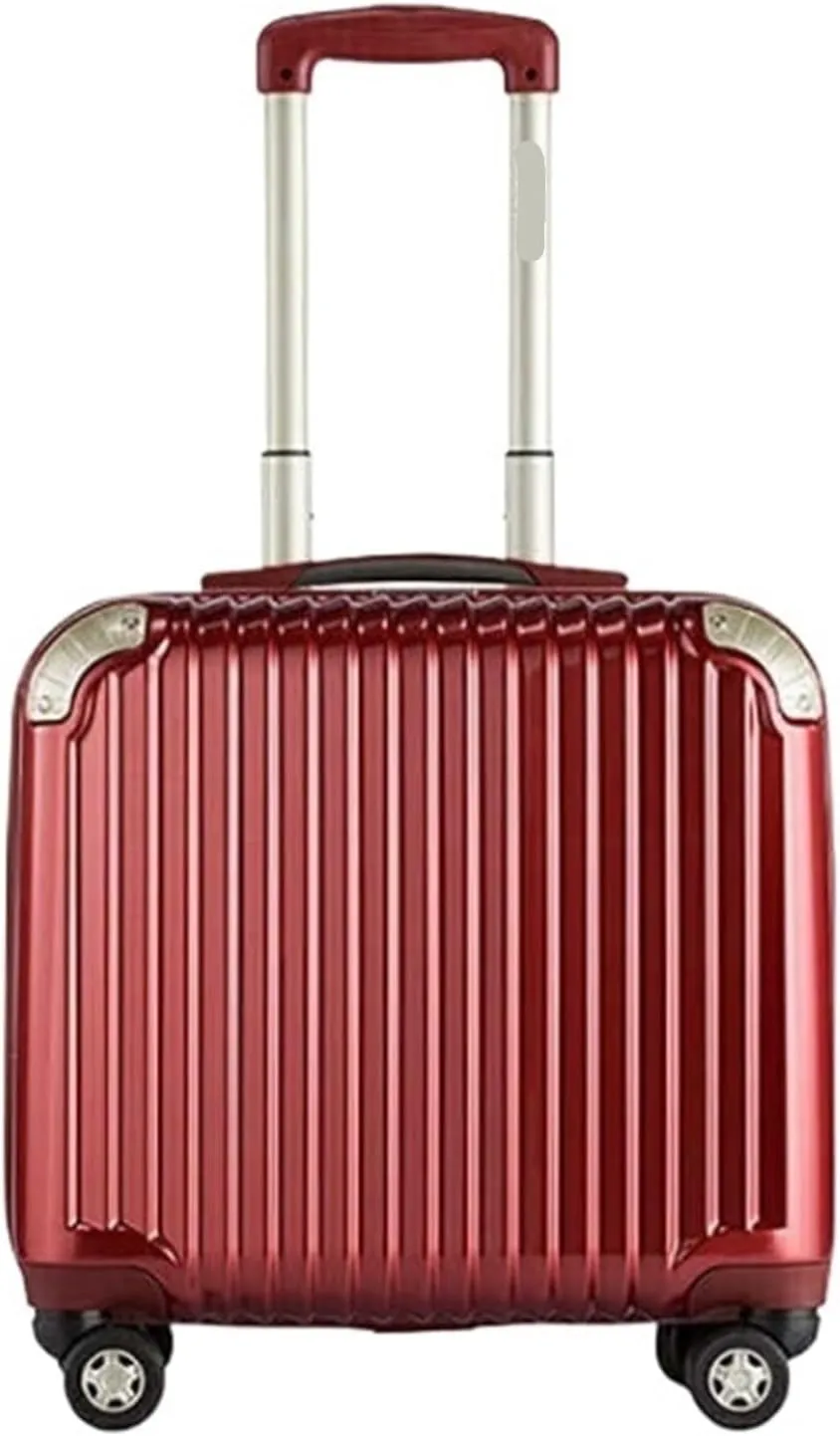 Light Suitcase Hardside Expandable Spinner Wheel Luggage, TSA Locks PC Lightweight Suitcases Luggage Wheeled Luggage (Color : A, Size : 18inch)