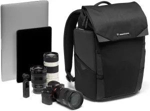 Manfrotto MB CH-BP-30 Chicago Camera Backpack Small, Versatile Daypack/Photo Bag, for Photo/Videographers, for DSLR, Mirrorless, Laptops, Lenses and Travel Gear, Small