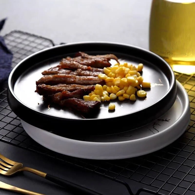 Marble Pattern Ceramic Plate