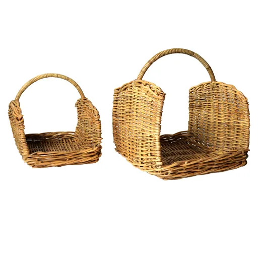 Monterey Rattan Log Basket