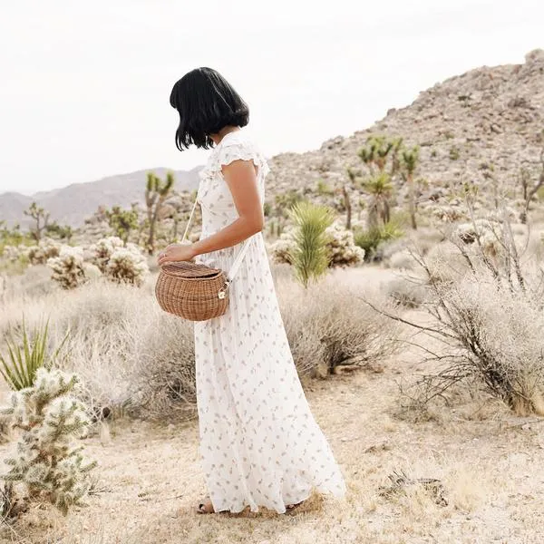 Olli Ella Mama Rattan Chari Bag - Natural