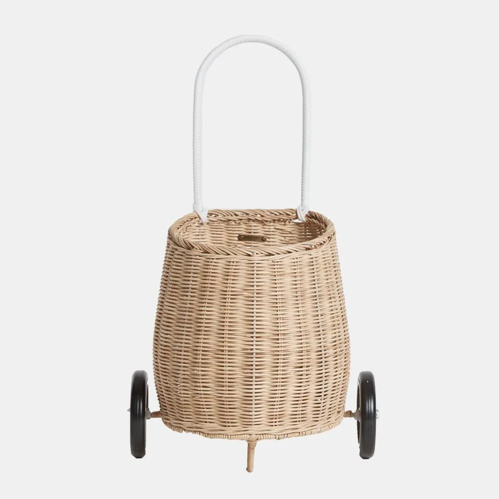Olli Ella Rattan Luggy Basket - Straw