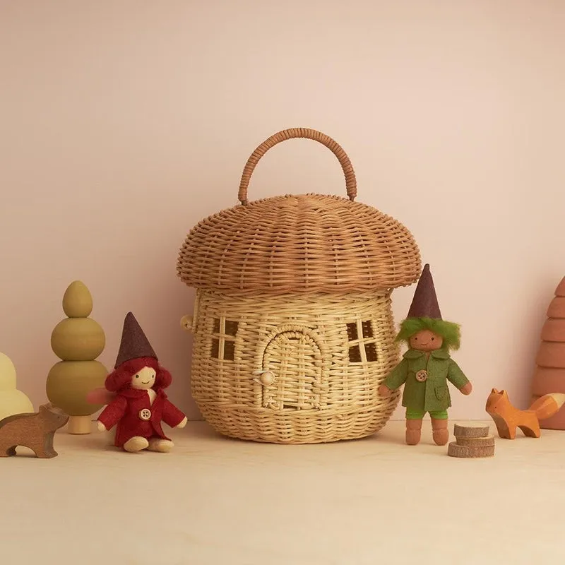 Olli Ella | Rattan Mushroom Basket