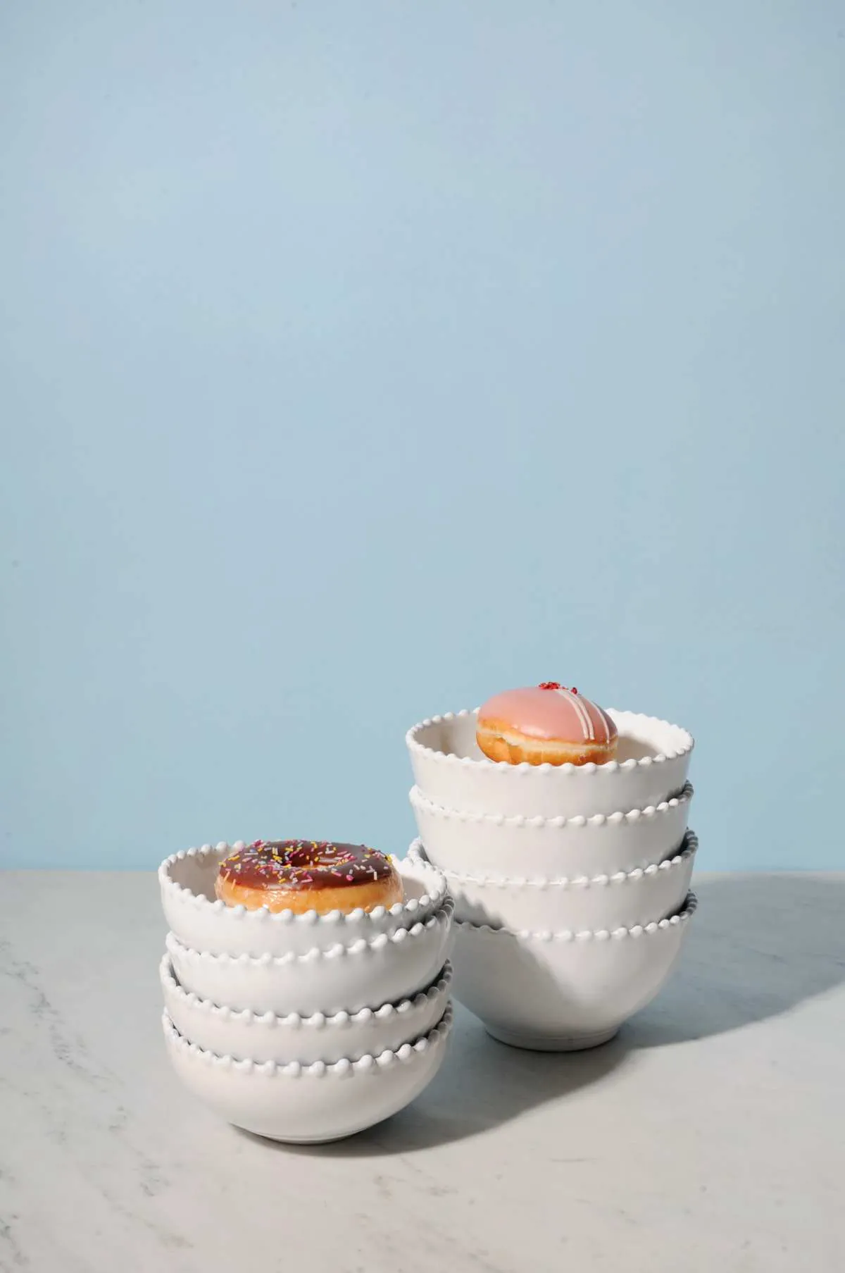 Pearl White Low Bowl