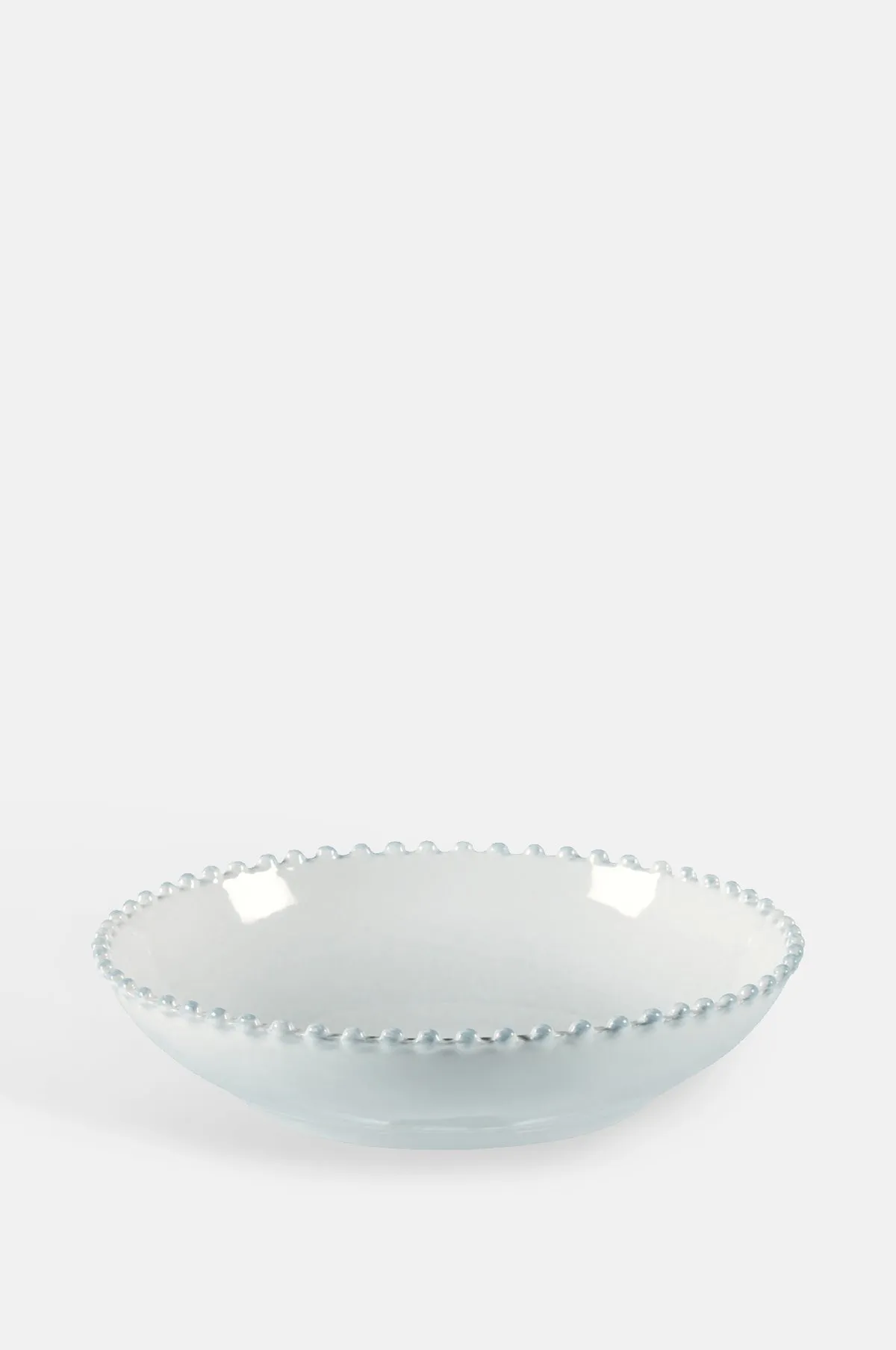 Pearl White Pasta Bowl