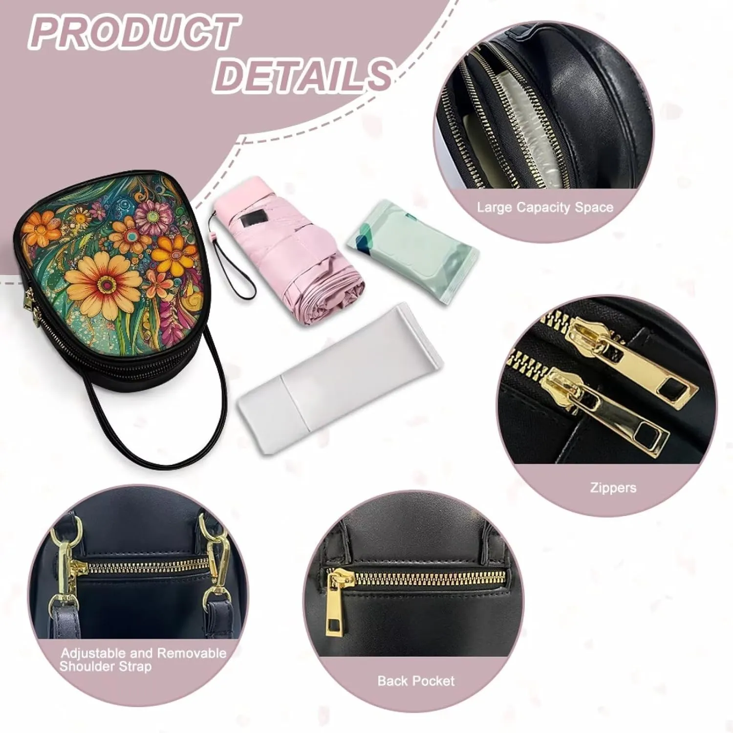 Purses for Women Shoulder Bag Trendy Leather Crossbody Bags Small Phone Purse