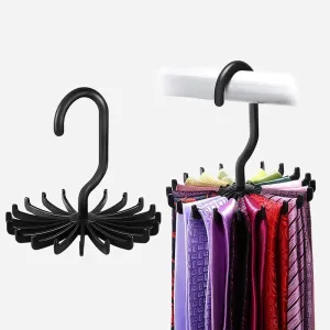 Rotatable Tie Hanger 18 Hooks
