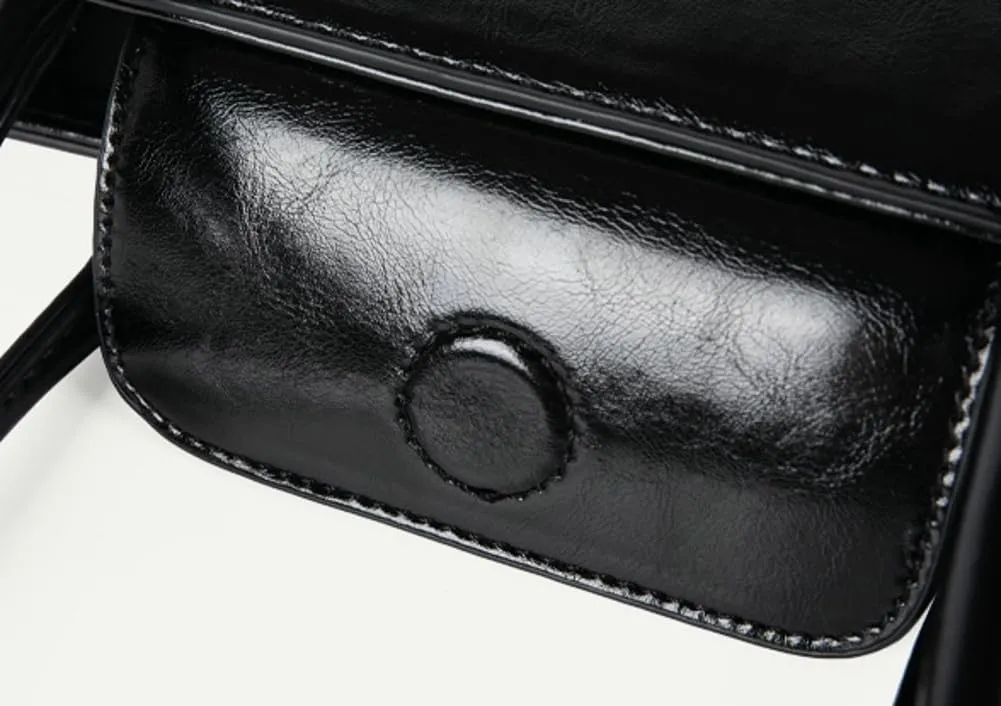 Shiny Vegan Leather Tote Bags for Women Underarm Hobo Handbag Chic Clutch Purse Ladies Shoulder Bag for Shopping Work 2025