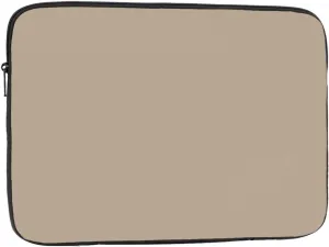 Solid Color Light Brown Laptop Inner Bag Laptop Sleeve Case Briefcase Carrying Laptop Cover