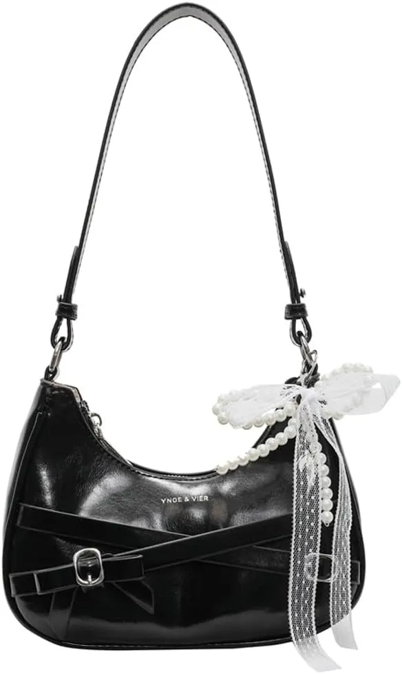 Stylish Retro PU Leather Cross Body Bag Adjustable Strap Shoulder Bag Cross Design Hobo Bags for Women 2025