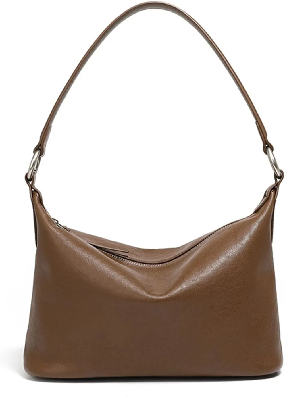 Stylish Soft Leather Shoulder Bags for Women - Lightweight Hobo Crossbody Handbag with 2 Straps for Everyday Use