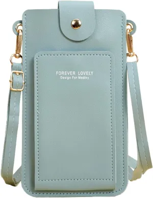 Tote Handbag Purse Solid Color Hasp Transparent Operation Ccreen Phone Bag Shoulder Bag Messenger