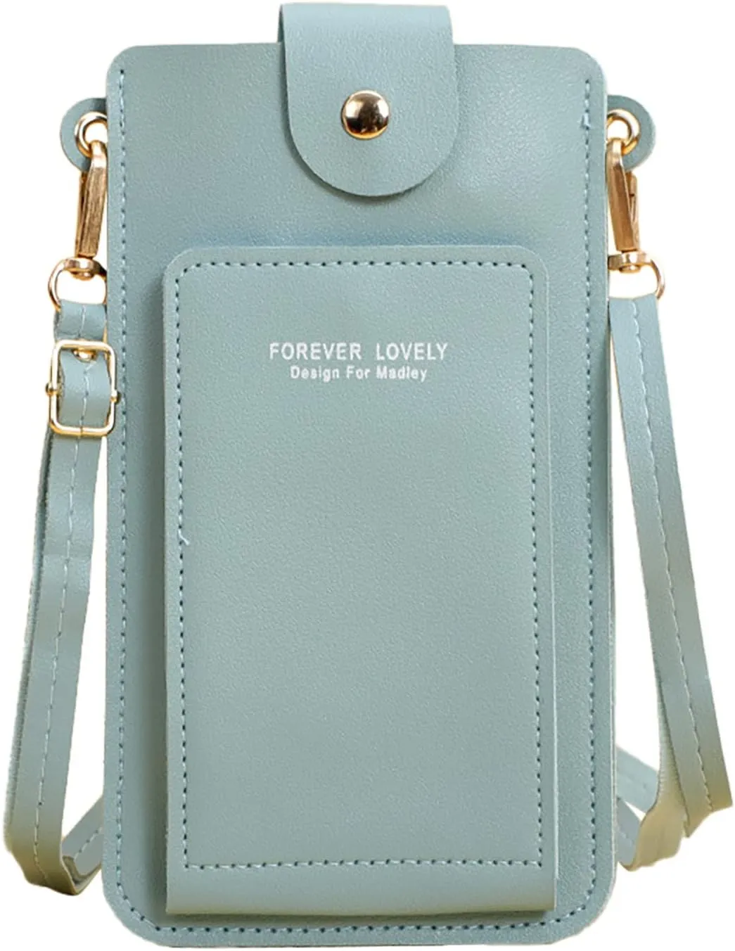 Tote Handbag Purse Solid Color Hasp Transparent Operation Ccreen Phone Bag Shoulder Bag Messenger