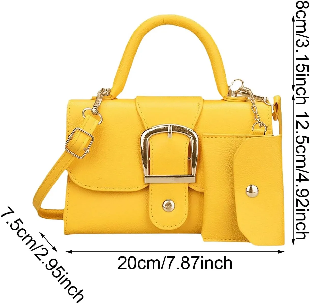 Tote Shoulder Bag Color Small Square Bag Simple Retro Handbag Trendsetter Stylish Child Body Single Shoulder For Women